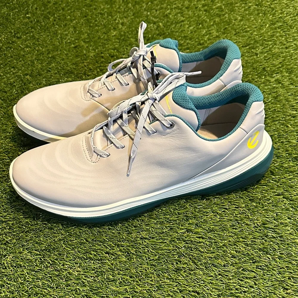 BRAND NEW ECCO Golf Lt1- Men's Leather Waterproof Golf Shoe - Picture 3 of 4